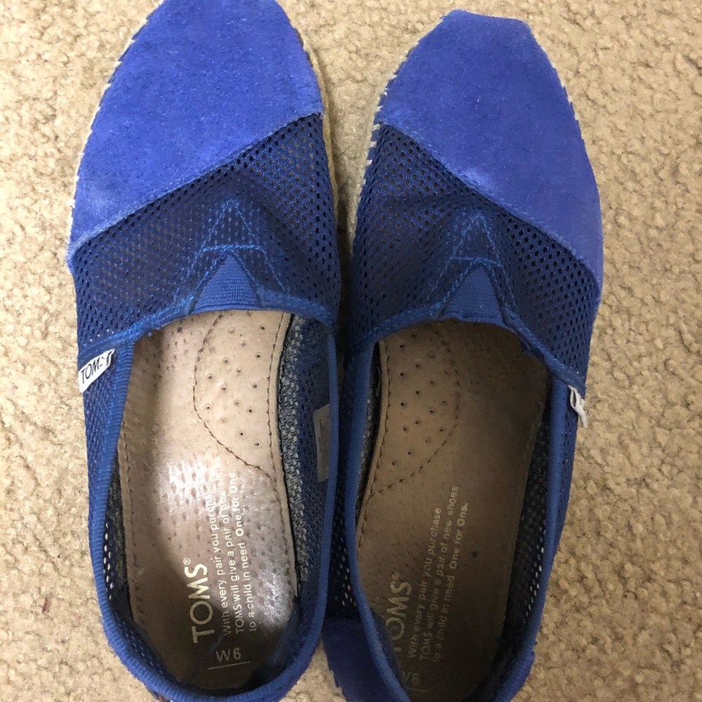 TOMS Espadrilles Shoes Royal Blue